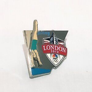 London Olympics Women Diving Games 2012 Movable Lapel Pin 1"
